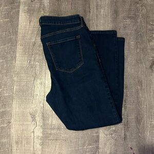 Old Navy Women's Dark Blue Straight Leg Jeans